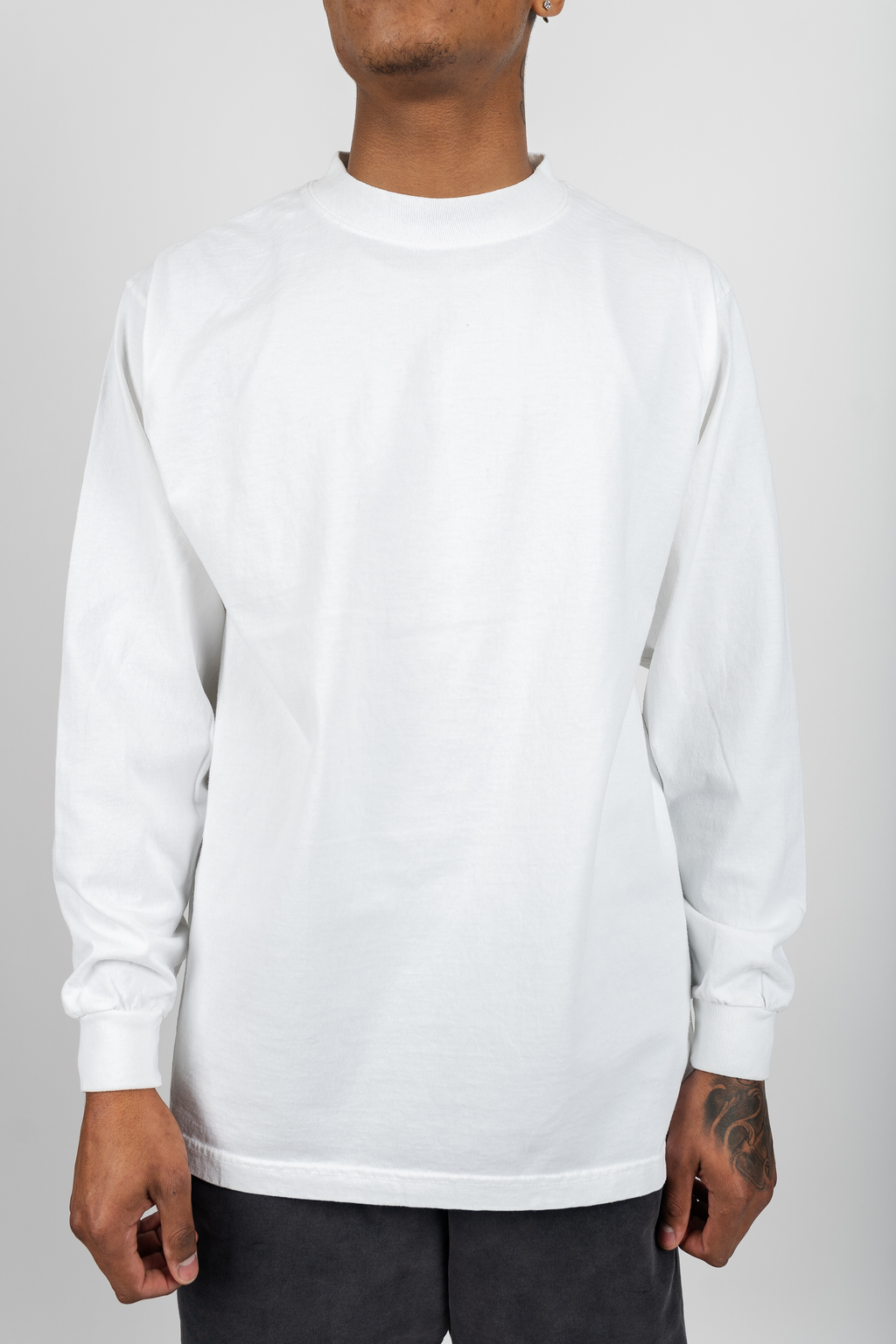 Superline Long Sleeve Garment Dye Max Heavyweight Shirt — detail shot 8