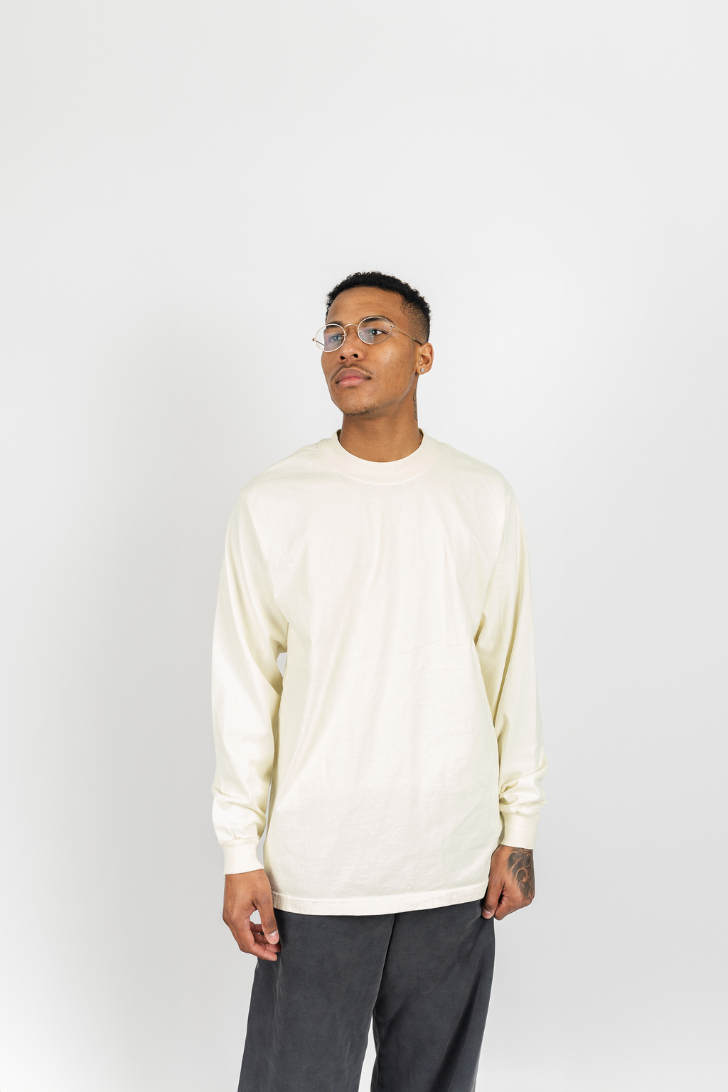 Superline Long Sleeve Garment Dye Max Heavyweight Shirt — detail shot 12