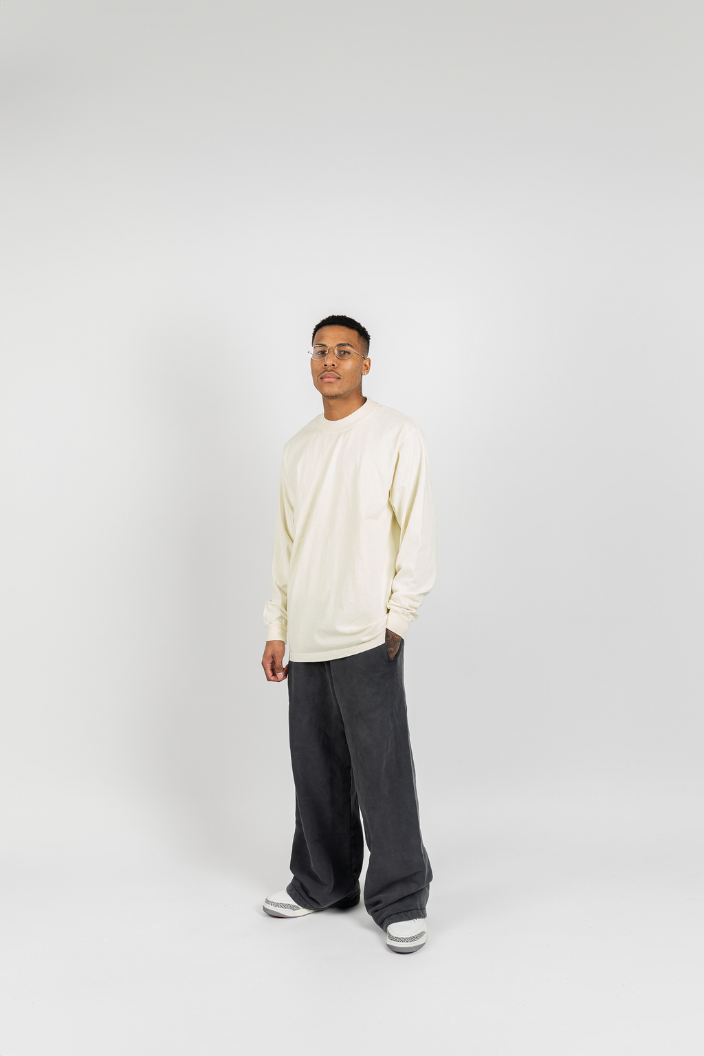 Superline Long Sleeve Garment Dye Max Heavyweight Shirt — detail shot 13