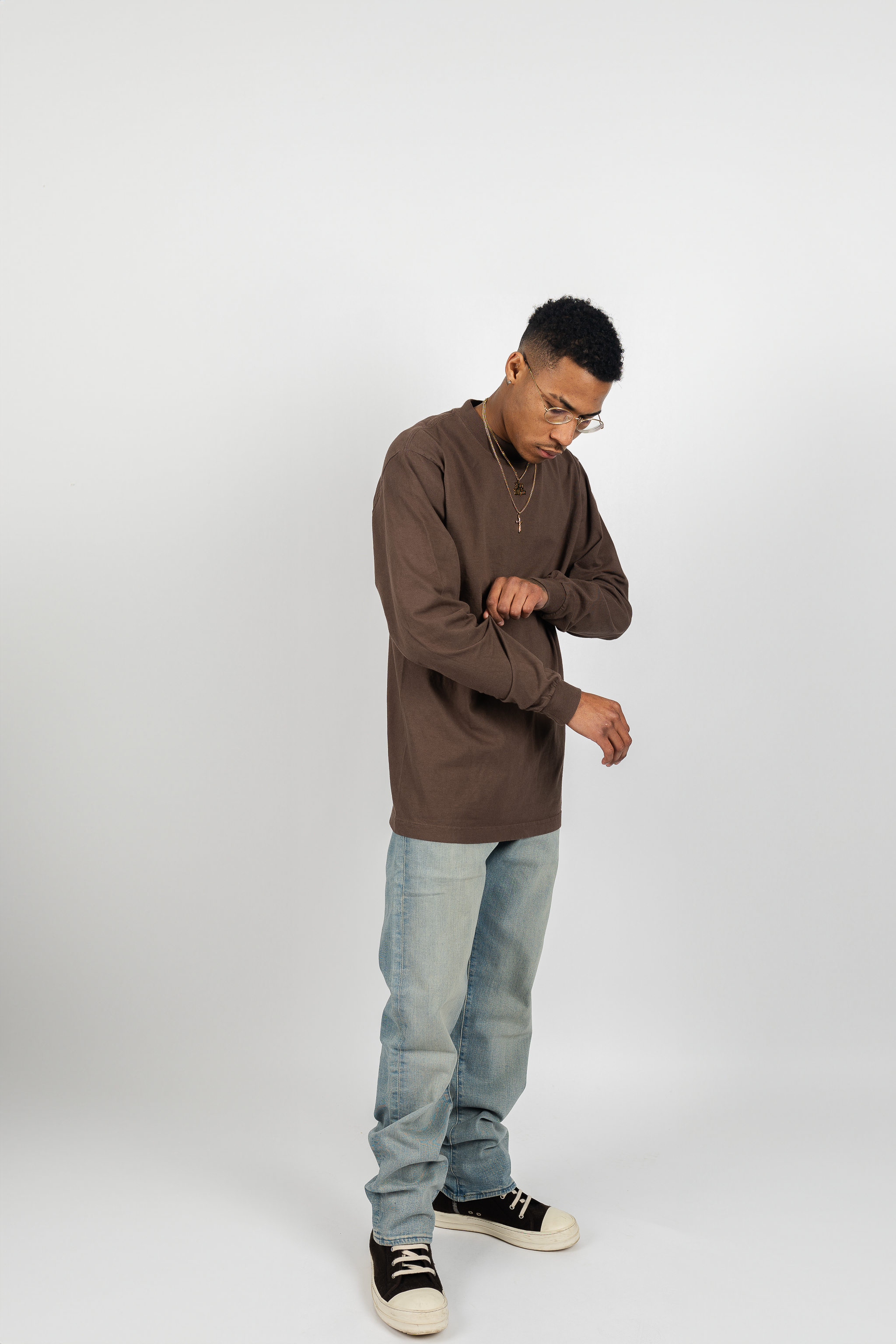 Superline Long Sleeve Garment Dye Max Heavyweight Shirt — main product shot