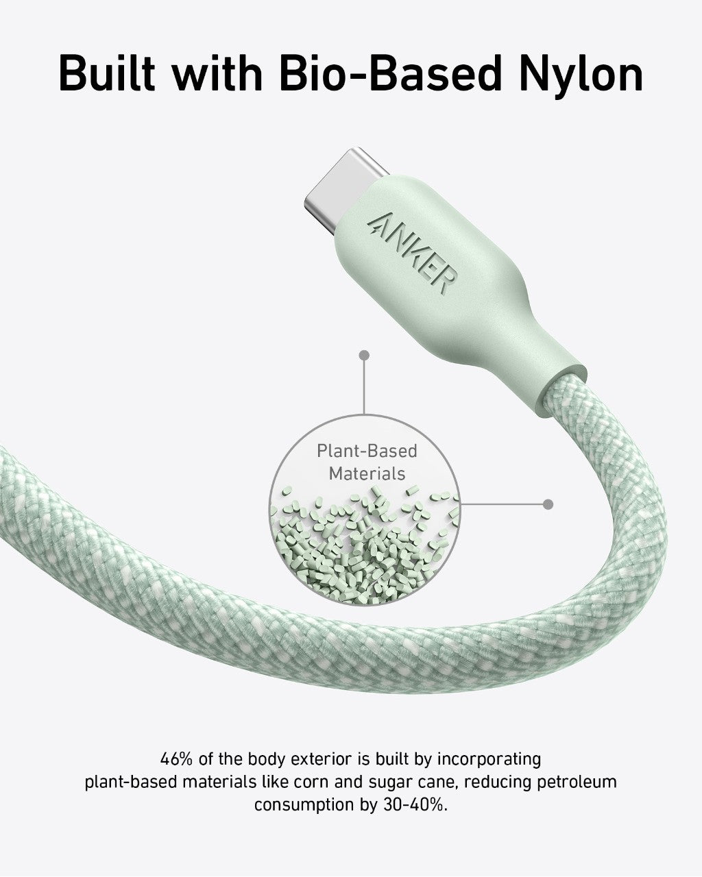 Anker <b>543</b> USB-C to USB-C Cable (Bio-Braided), view 24