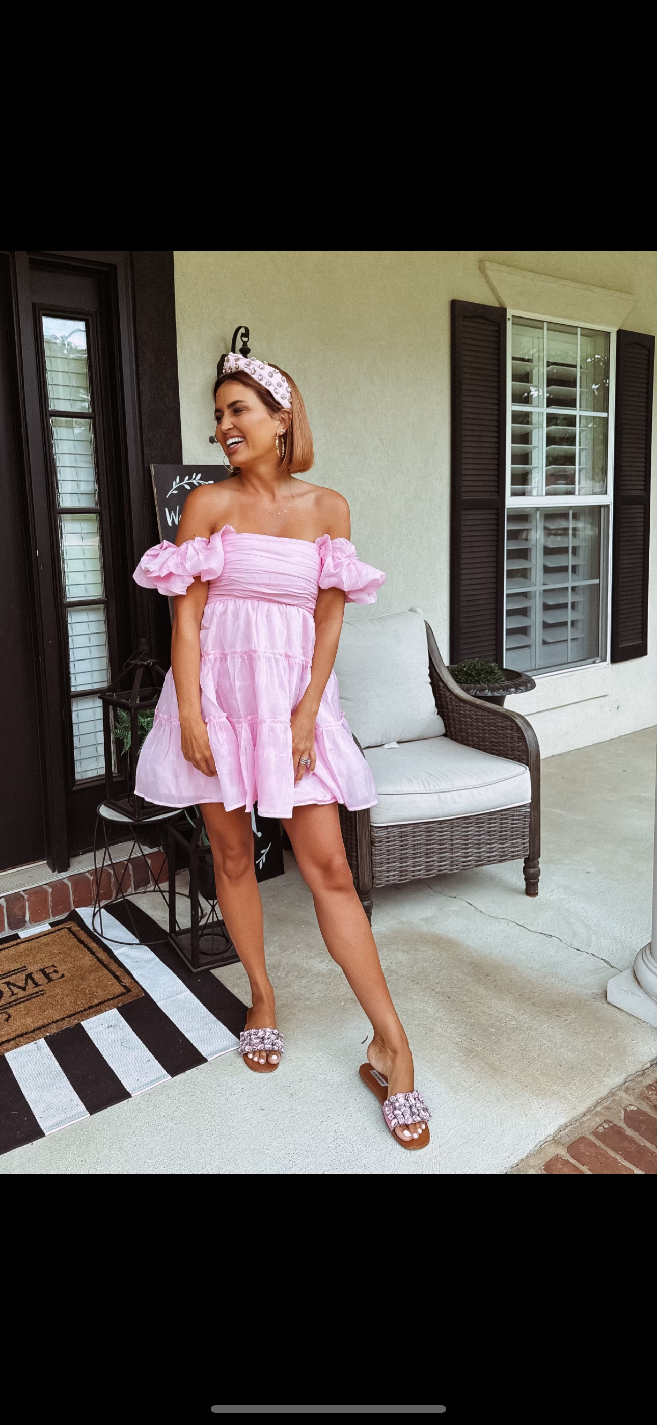 Pretty Little Patriot Pretty Little Patriot Humble Cupcake Pink Dress — Pink detail
