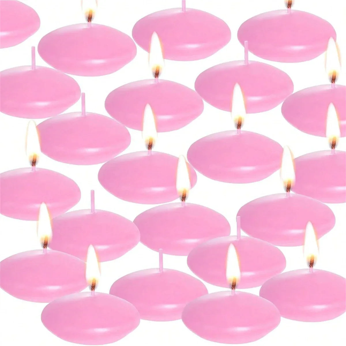 Perfecsy Mini Floating Candles Romantic Valentine'S Day Birthday Party Decoration Ideal for Weddings Festive Occasions Home F