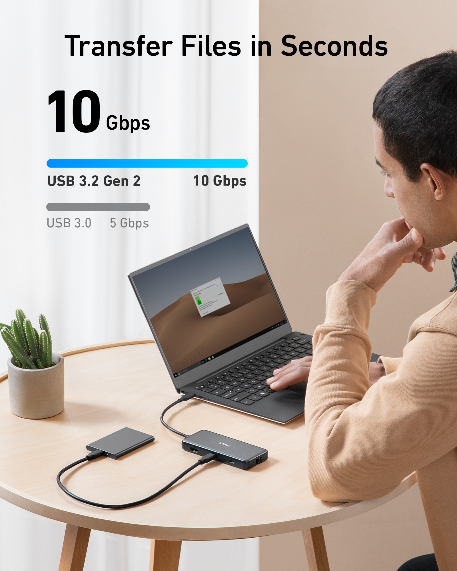 Anker <b>555</b> USB-C Hub (8-in-1), view 3