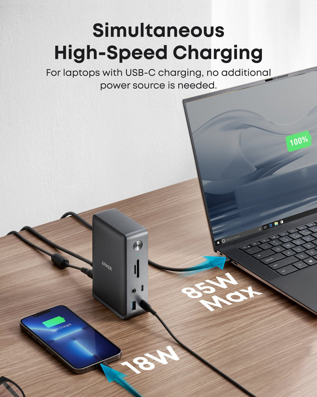 Anker <b>575</b> USB-C Docking Station (13-in-1), view 4