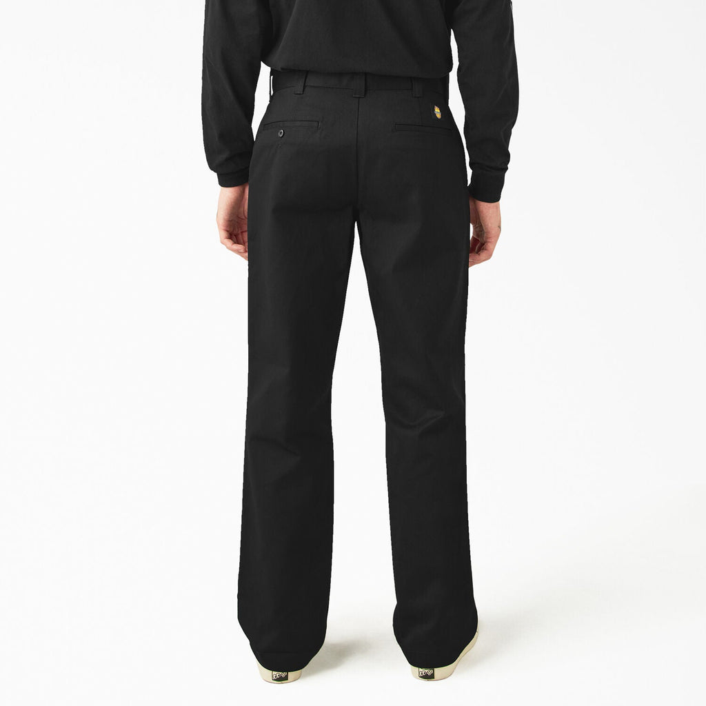 Dickies X Spitfire Twill Flannel Cuff Pants - Black, alternate view