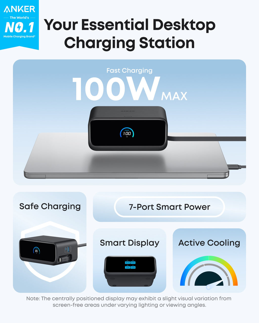 Anker Nano Charging Station (7-in-1, 100W), view 2