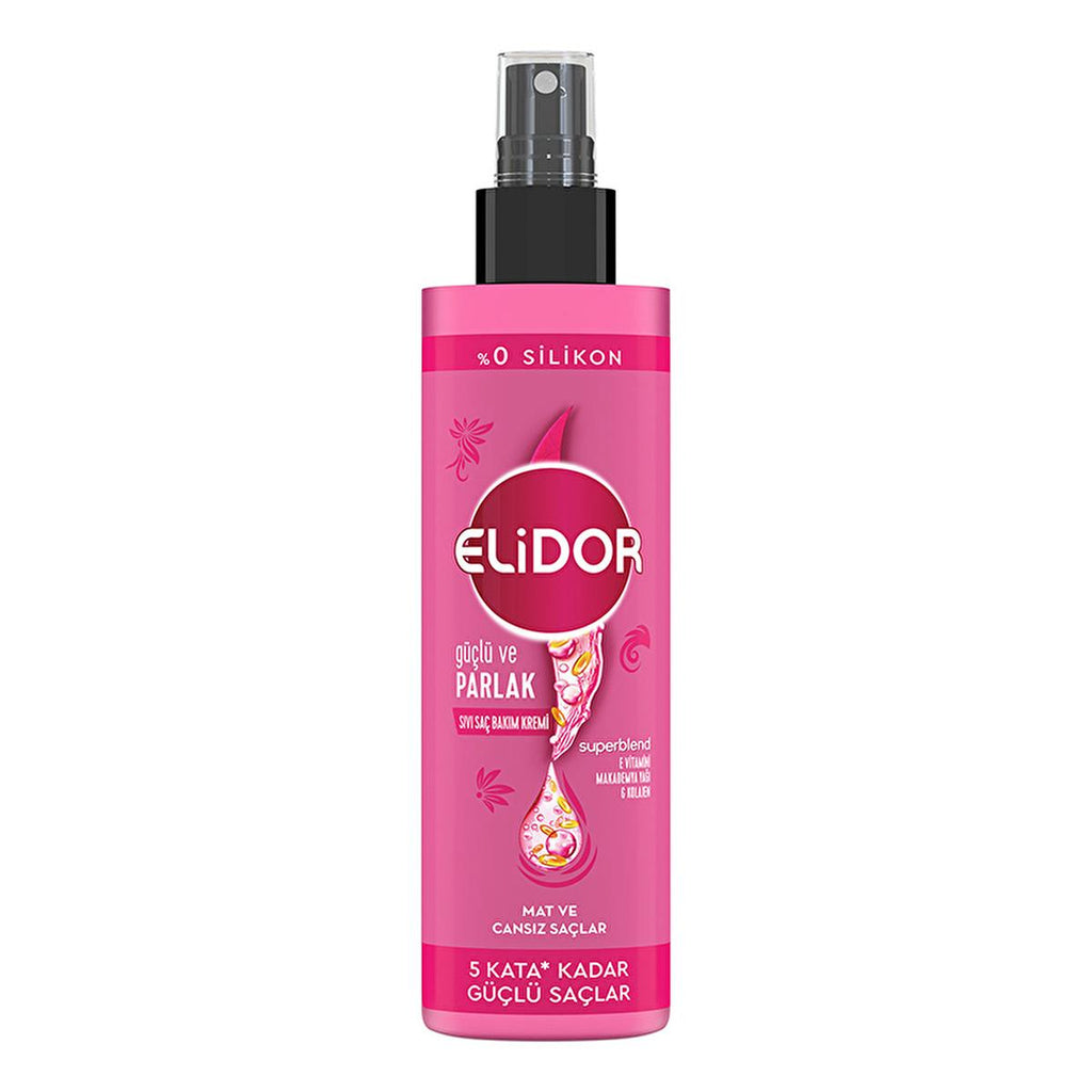 Elidor Superblend Hair Care Leave-In Conditioner - Silicone-Free, Coconut Oil, UV Protection - 6.76 fl oz