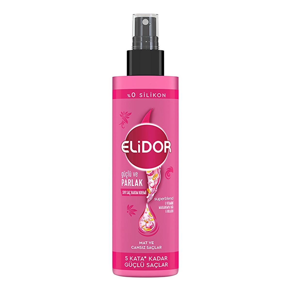 Elidor Superblend Hair Care Leave-In Conditioner - Silicone-Free, Coconut Oil, UV Protection - 6.76 fl oz