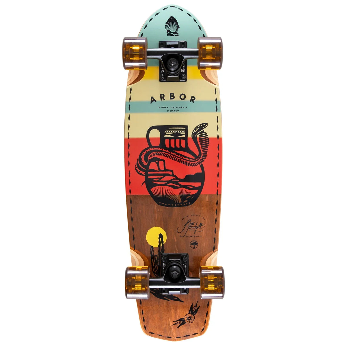 Arbor Pocket Rocket Artist Jess Mudgett Cruiser Complete - 27″ by Skates USA