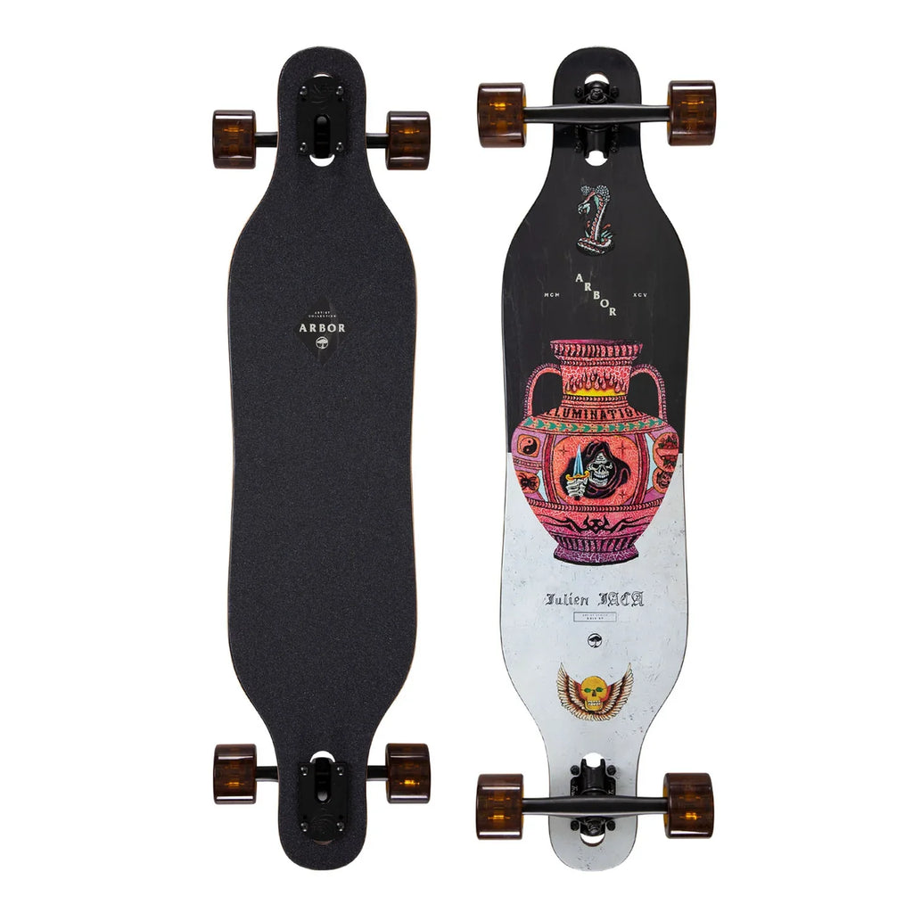 Arbor Performance Axis 37 Artist Julien Jaca Longboard Complete - 8.5" by Skates USA