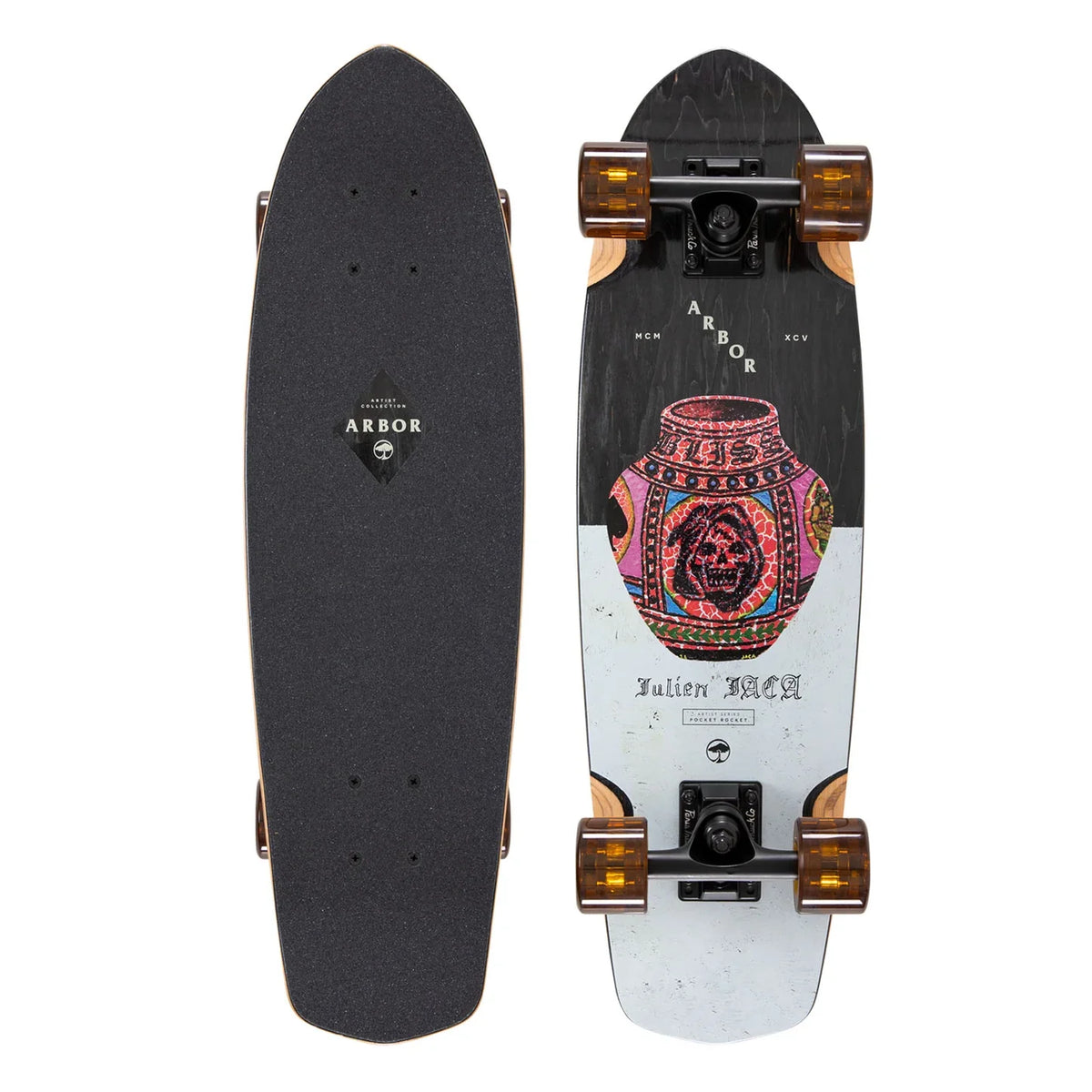 Arbor Pocket Rocket Artist Julien Jaca Cruiser Complete - 27″ by Skates USA