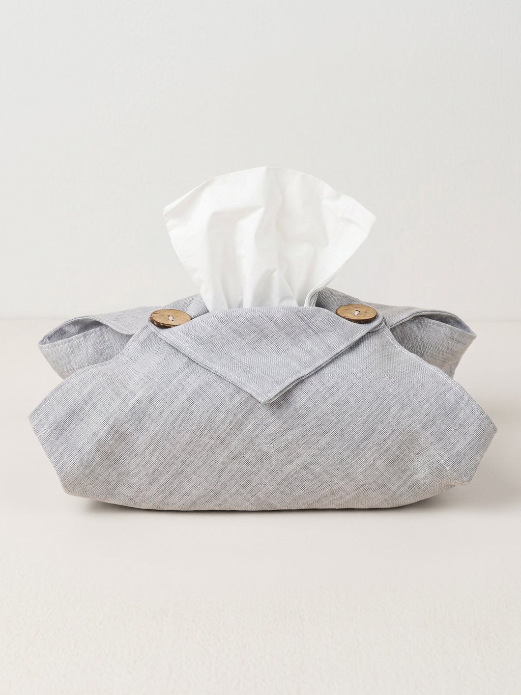 Linen Tissue Box Storage Cover