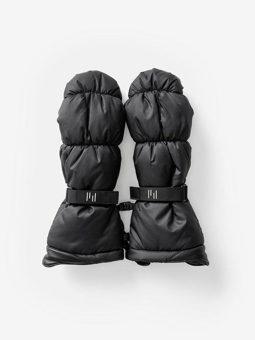 Holden Outerwear Puffy Mitten - Black — detail close-up