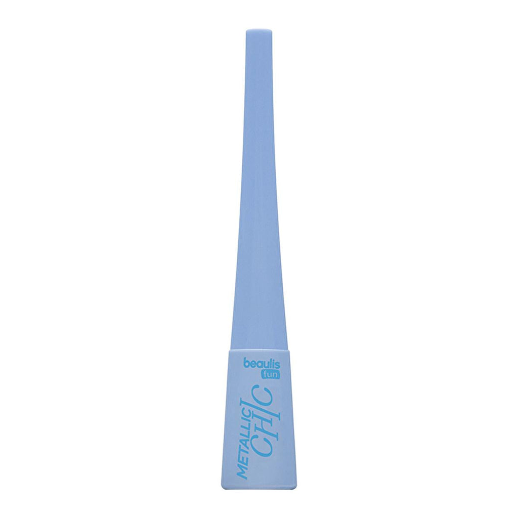 Beaulis Fun Metallic Chic Metalik Dipliner 805 Blue Sparkle - Glamorous Liquid Metallic Eyeliner for Intense Shine