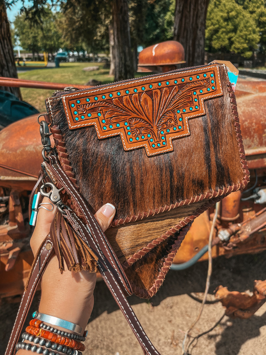 Haute Southern Hyde The Waylon Wristlet a Haute Southern Hyde by Beth Marie Exclusive — size reference
