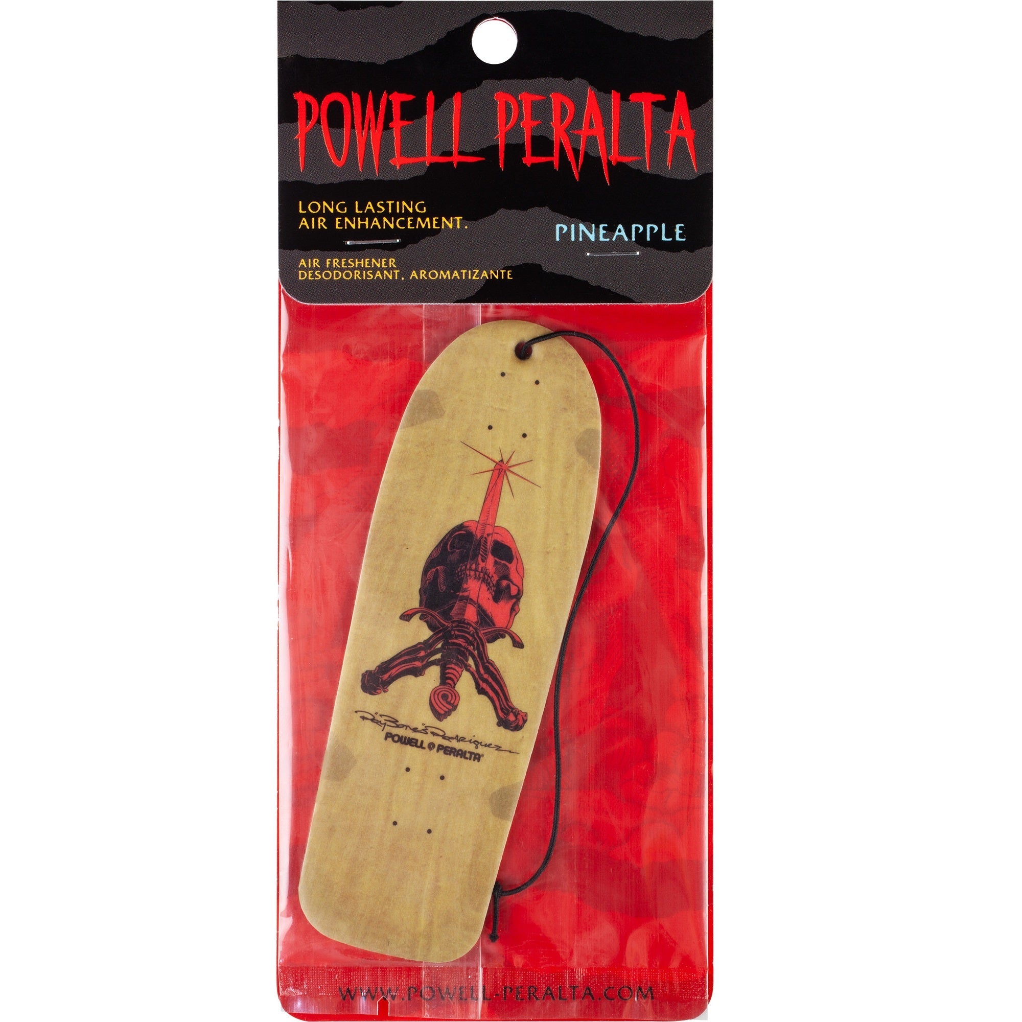Powell Peralta OG Ray Rodriguez Skull and Sword Air Freshener - Pineapple Scent