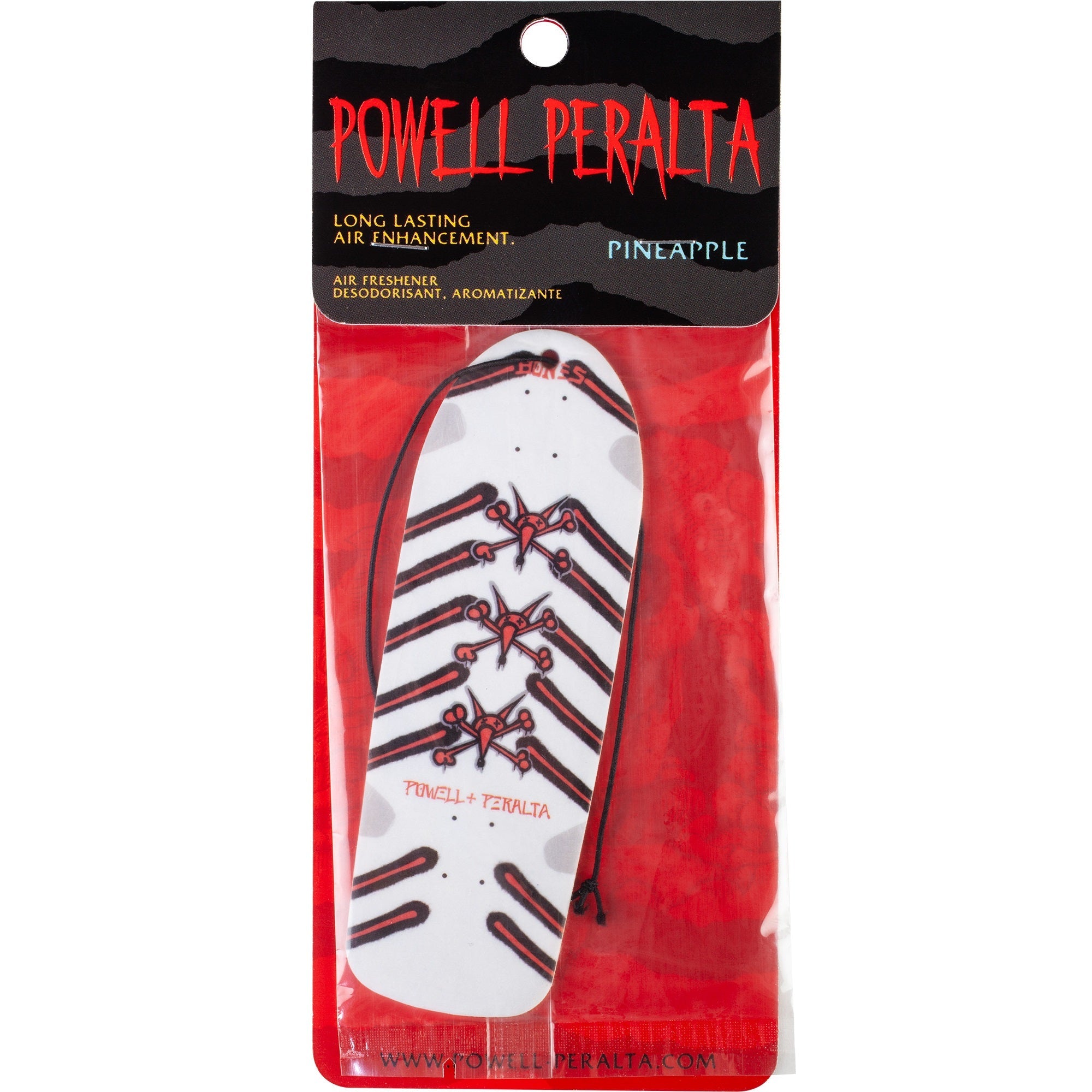 Powell Peralta Rat Bones White Air Freshener - Pineapple Scent