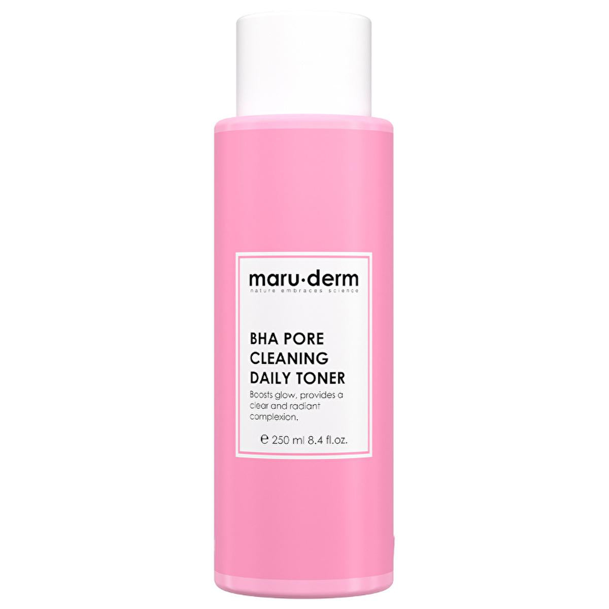 Maruderm BHA Toner: Pore Minimizing, Blackhead & Acne Treatment - Salicylic Acid, Oil Control, Fragrance-Free, Exfoliating Face Toner (8.45 fl oz)