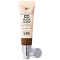 CC+ Nude Glow Lightweight Foundation + Glow Serum with SPF 40 and Niacinamide - Medium Coverage, Radiant Finish, Clean Beauty