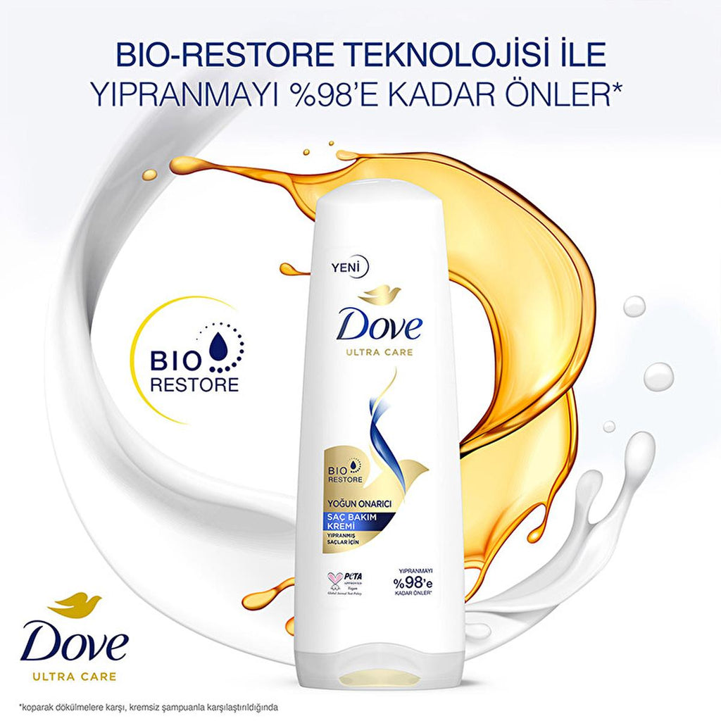 Dove Intensive Repair Hair Care Set - Nourishing Shampoo and Conditioner Duo for Damaged Hair