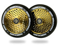 Root Industries HoneyCore Wheels 120mm - Black/Gold Rush (Pair) by Skates USA