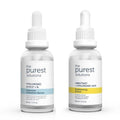 The Purest Solutions Skincare Set - Hydrating & Brightening Serum Duo with Hyaluronic Acid & Arbutin