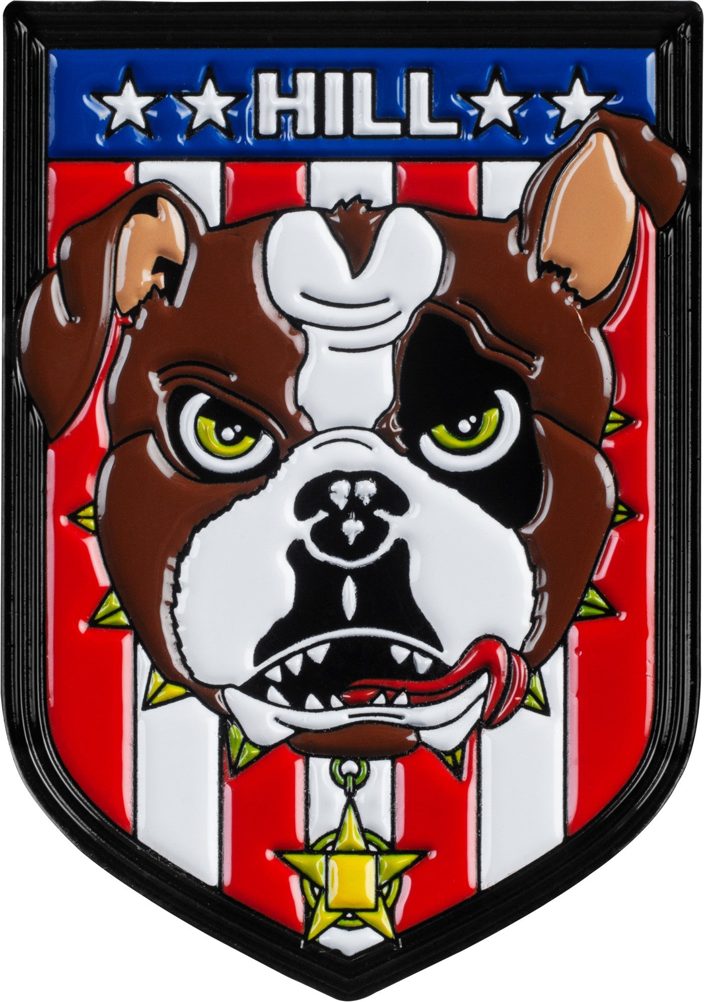 Powell Peralta Frankie Hill Bulldog Lapel Pin