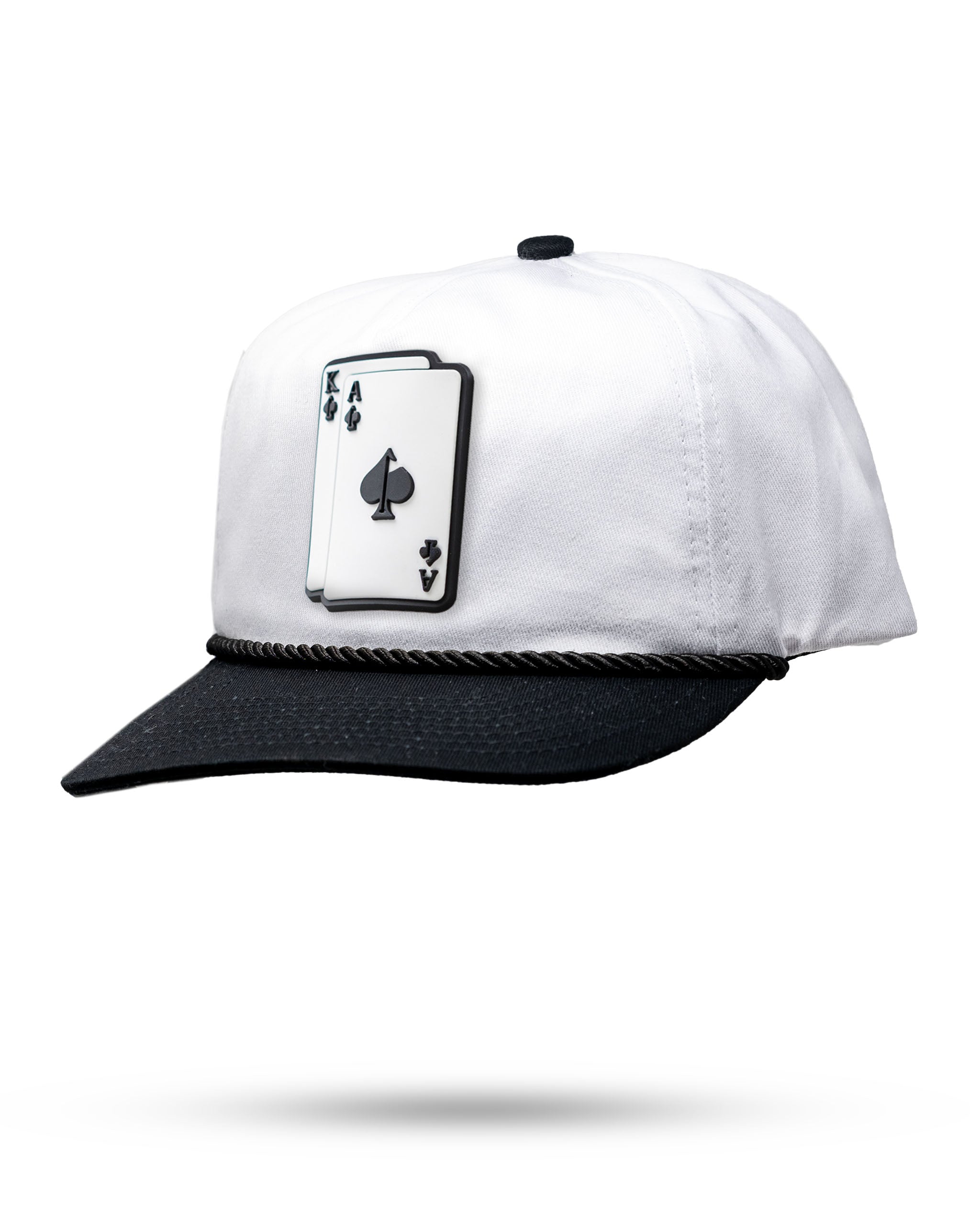 Pins and Aces Heritage Rope Hat - AK - Domino — main product shot