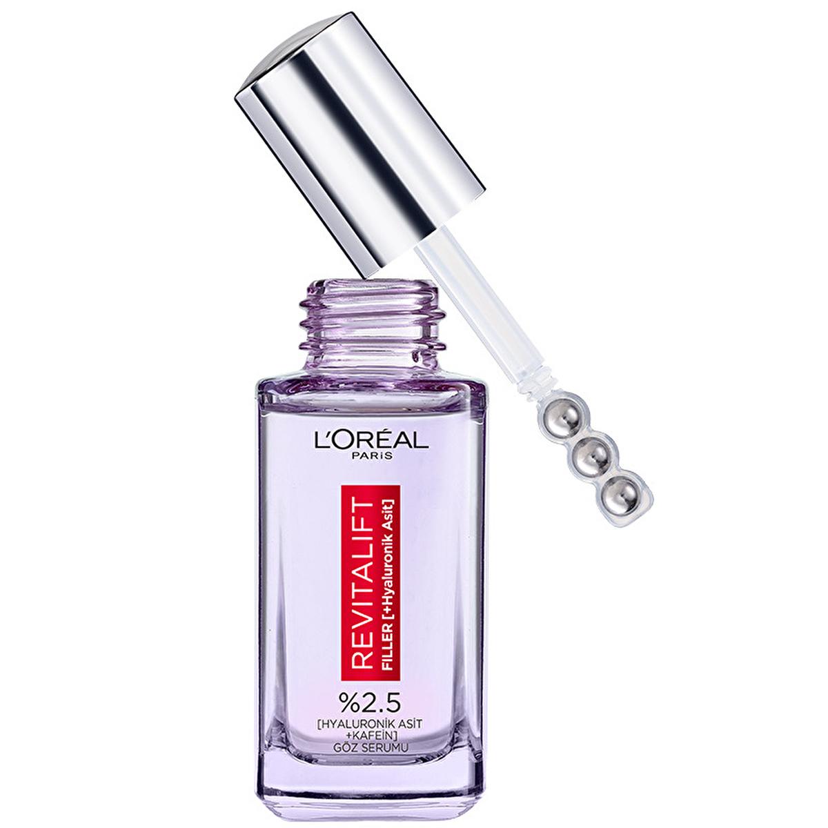 L'Oreal Revitalift: Hyaluronic Acid Anti-Aging Serum Set - Reduce Wrinkles, Dark Circles & Deeply Hydrate for Youthful Skin