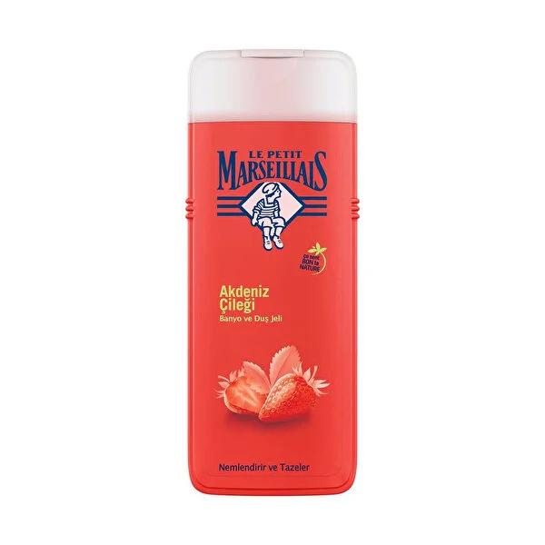 Le Petit Marseillais Strawberry Shower Gel - Gentle, Moisturizing, and Fragrant Body Wash for Soft Skin