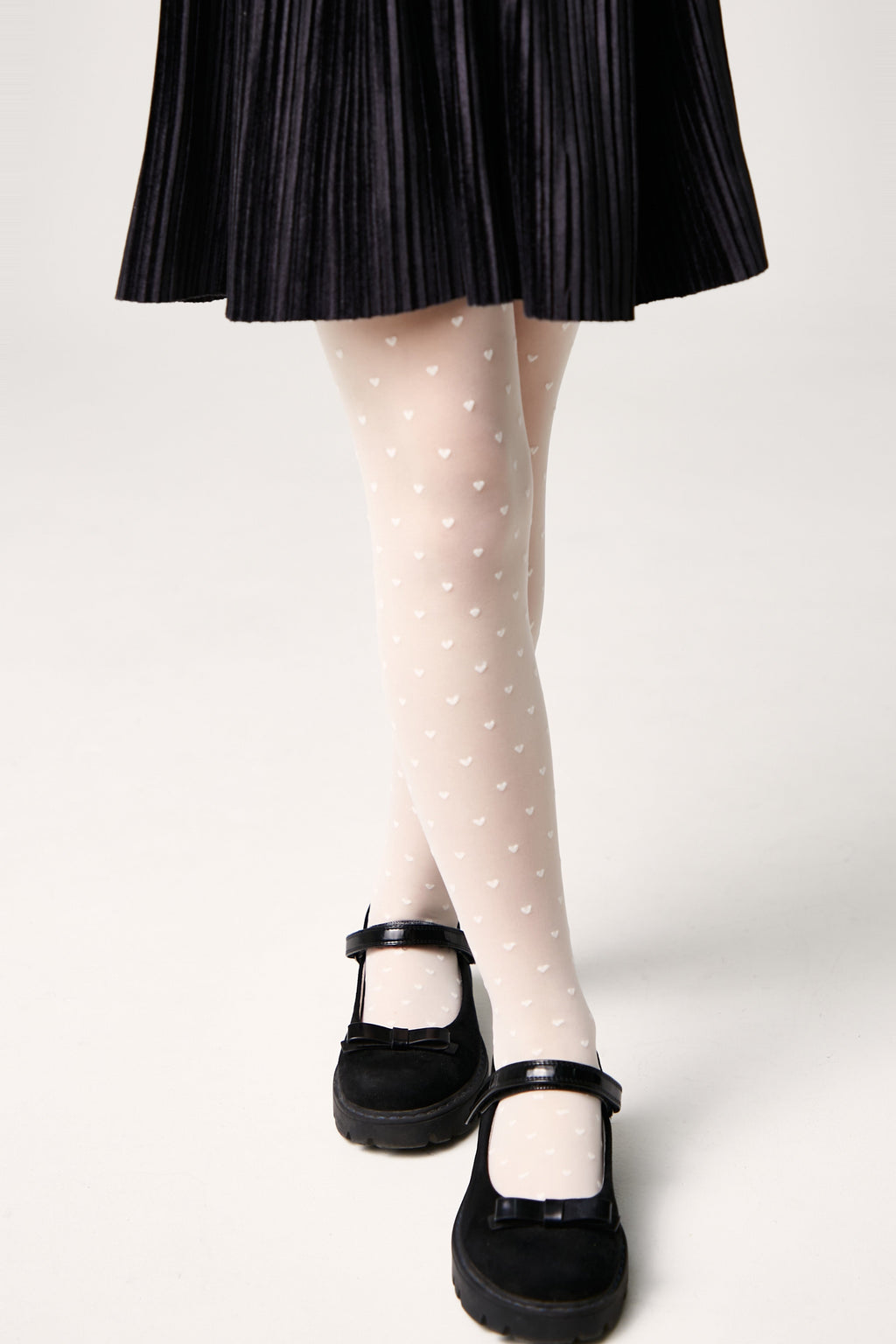 TheRanok.com Conte Tights for girls Anabel 20 Den — fabric or material detail