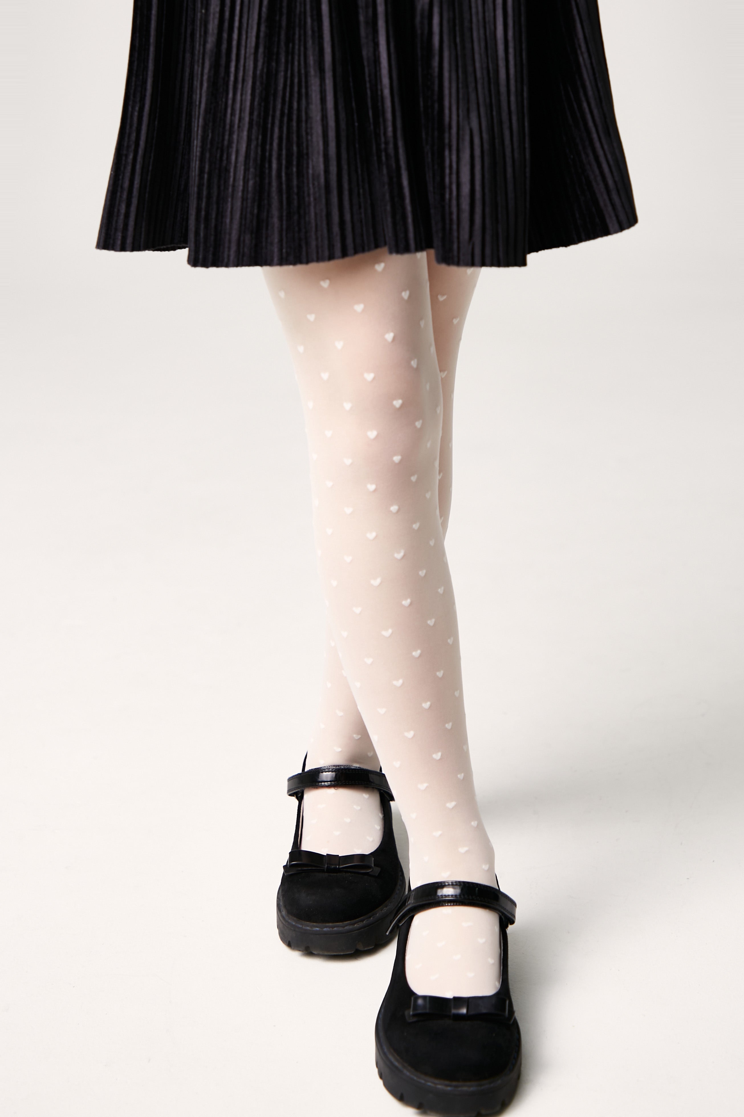 TheRanok.com Conte Tights for girls Anabel 20 Den — fabric or material detail