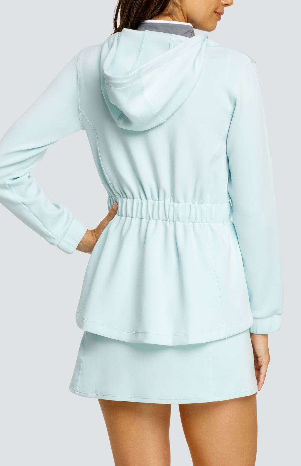 Robyn Hooded Jacket - Blue Glow