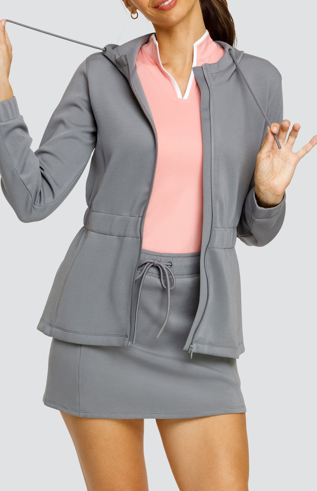 Robyn Hooded Jacket - Cool Mist