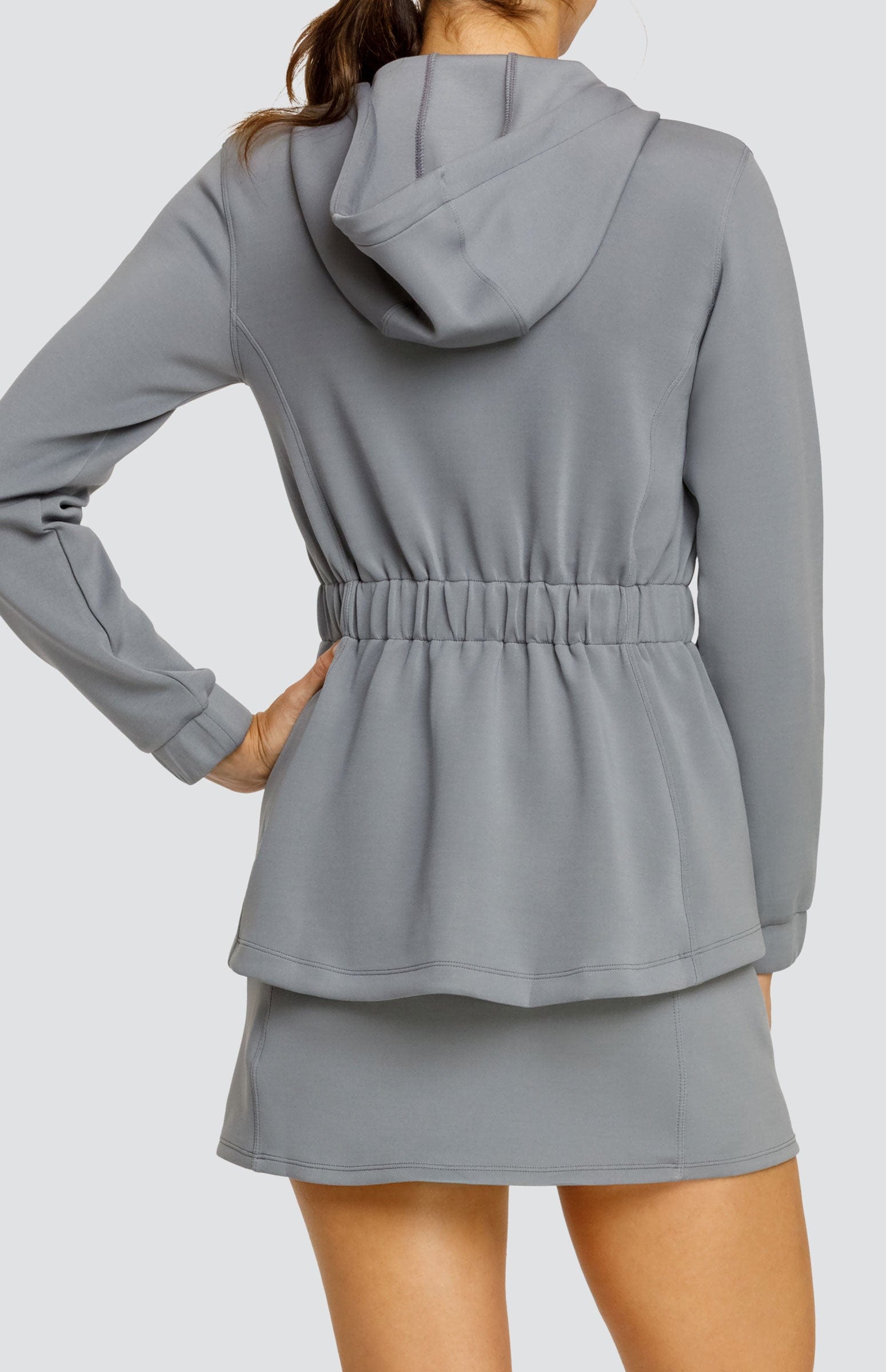 Robyn Hooded Jacket - Cool Mist