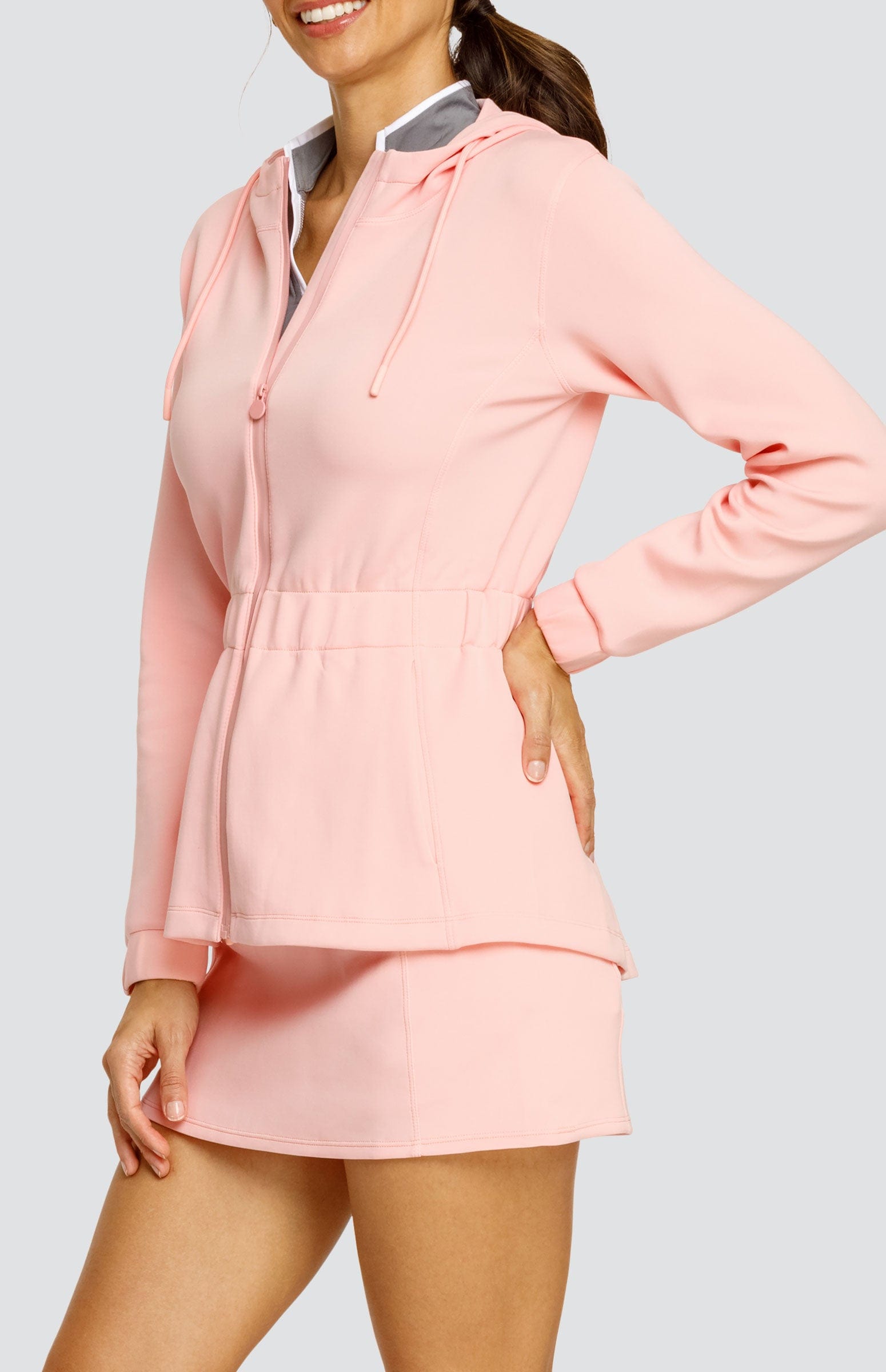 Robyn Hooded Jacket - Quartz Pink