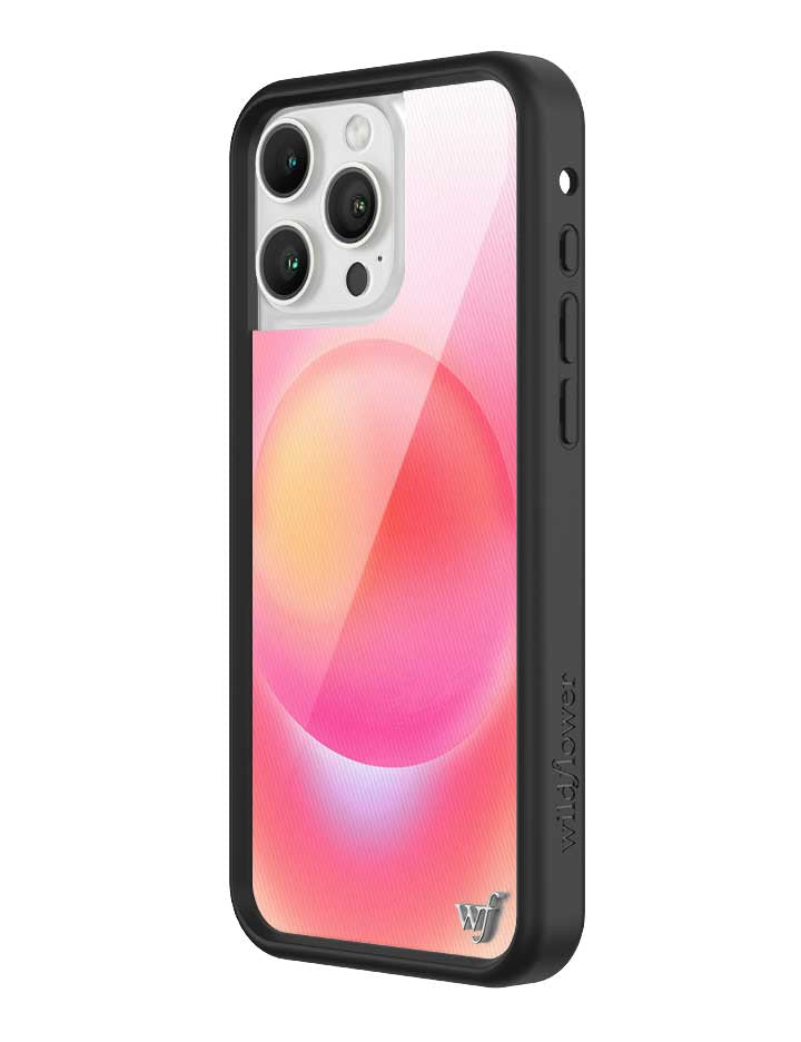 Hot Pink Aura iPhone Case