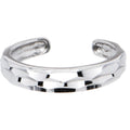 BodyCandy 10k White Gold Diamond Cut Band Toe Ring — main product shot