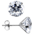 BodyCandy 14k White Gold 1.25ct Cubic Zirconia Round Earrings — main product shot