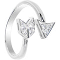 BodyCandy 925 Sterling Silver CZ Arrow Toe Ring — main product shot