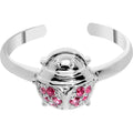 BodyCandy 925 Sterling Silver Cubic Zirconia Ladybug Toe Ring — main product shot
