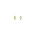 BodyCandy 14k Yellow Gold CZ Dolphin Huggy Earrings — main product shot