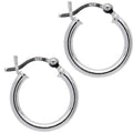 BodyCandy 925 Sterling Silver Hoop Earrings 10mm — main product shot