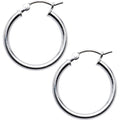 BodyCandy 925 Sterling Silver 1/2 Inch Hoop Earrings — main product shot