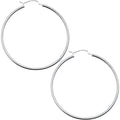 BodyCandy 925 Sterling Silver 1 3/4 Inch Hoop Earrings — main product shot
