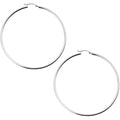 BodyCandy 925 Sterling Silver 2 1/2 Inch Hoop Earrings — main product shot