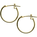 BodyCandy 14K Yellow Gold 1.5mm 9/16 Inch Hoop Earrings — main product shot