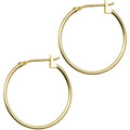 BodyCandy 14K Yellow Gold 1.5mm 3/4 Inch Hoop Earrings — main product shot