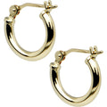 BodyCandy 14K Yellow Gold 2mm 1/2 Inch Hoop Earrings — main product shot